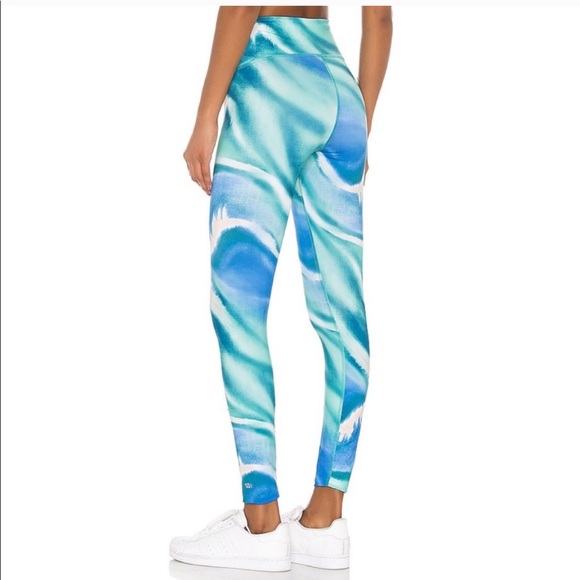 SPLITS59 Bardot 7/8 High Waist Leggings Tidal - Picture 4 of 6